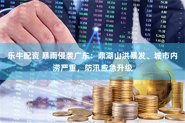 乐牛配资 暴雨侵袭广东：鼎湖山洪暴发、城市内涝严重，防汛应急升级