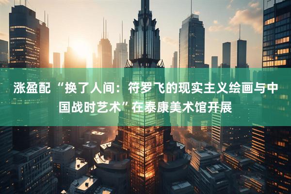 涨盈配 “换了人间：符罗飞的现实主义绘画与中国战时艺术”在泰康美术馆开展